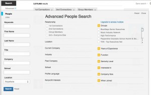 advanced search linkedin