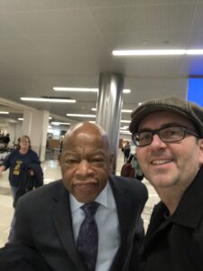 John Lewis with GEOFF KOBOLDT