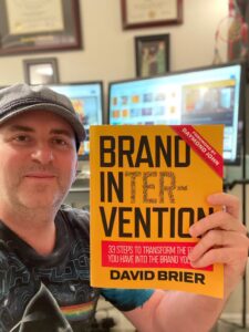 Branding Intervention book by David Brier