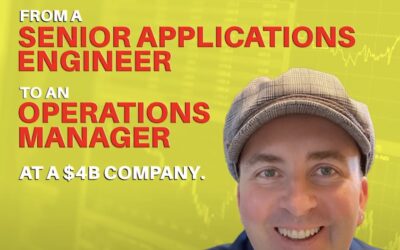 Promotion:  Application Engineer to Operations Manager at $4B company